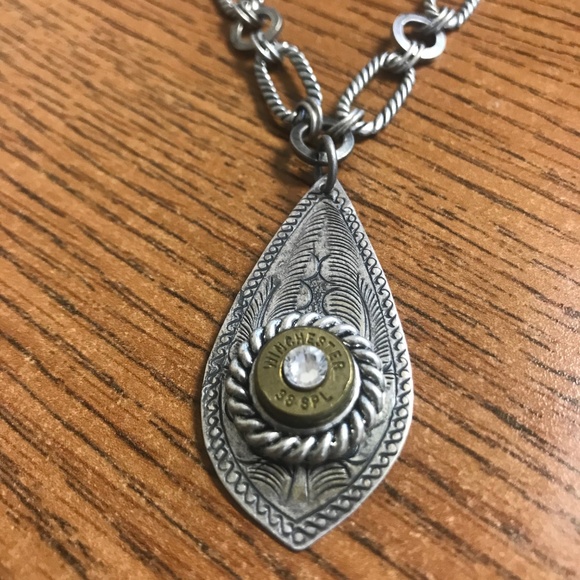 BULLET NECKLACE & EARRINGS BY SURESHOT - Picture 4 of 8